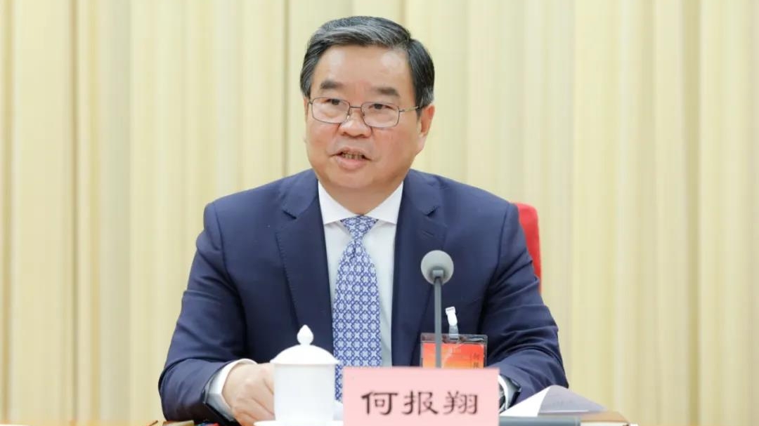 全國政協(xié)副主席、民革中央常務(wù)副主席何報翔主持開幕會